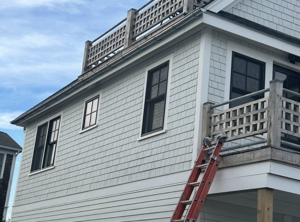 5" half-round gutter installation in Narragansett, RI